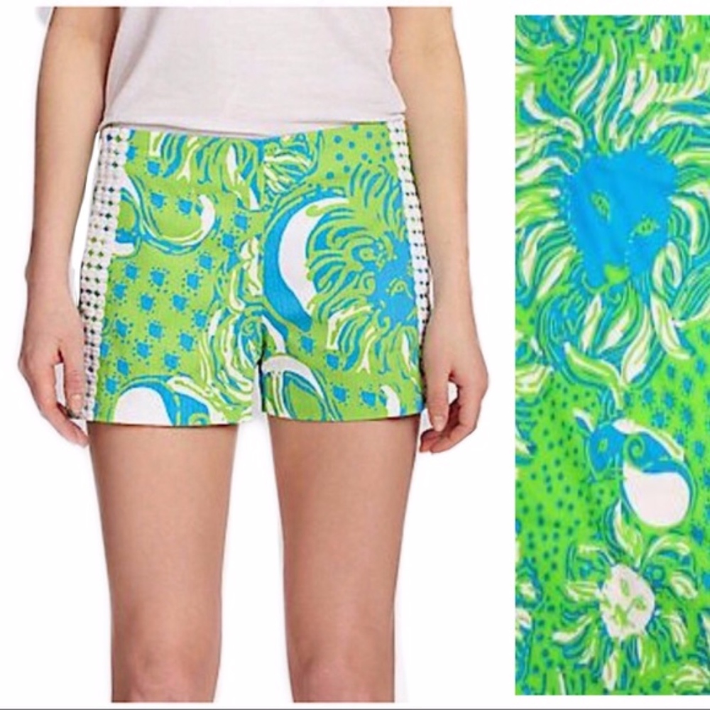 Lilly Pulitzer Roar of the Jungle Liza Shorts